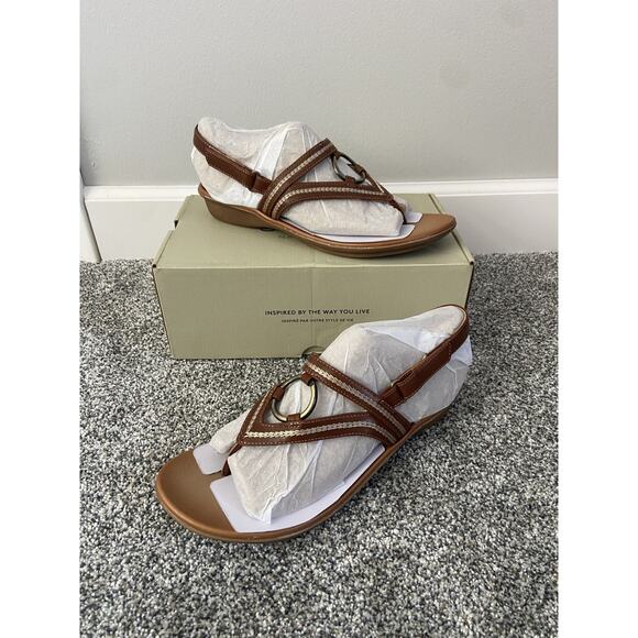 SOUL Naturalizer Sunny Thong Sandal Sling Back Toffee Tan NIB Size 11M Boho - Picture 3 of 5